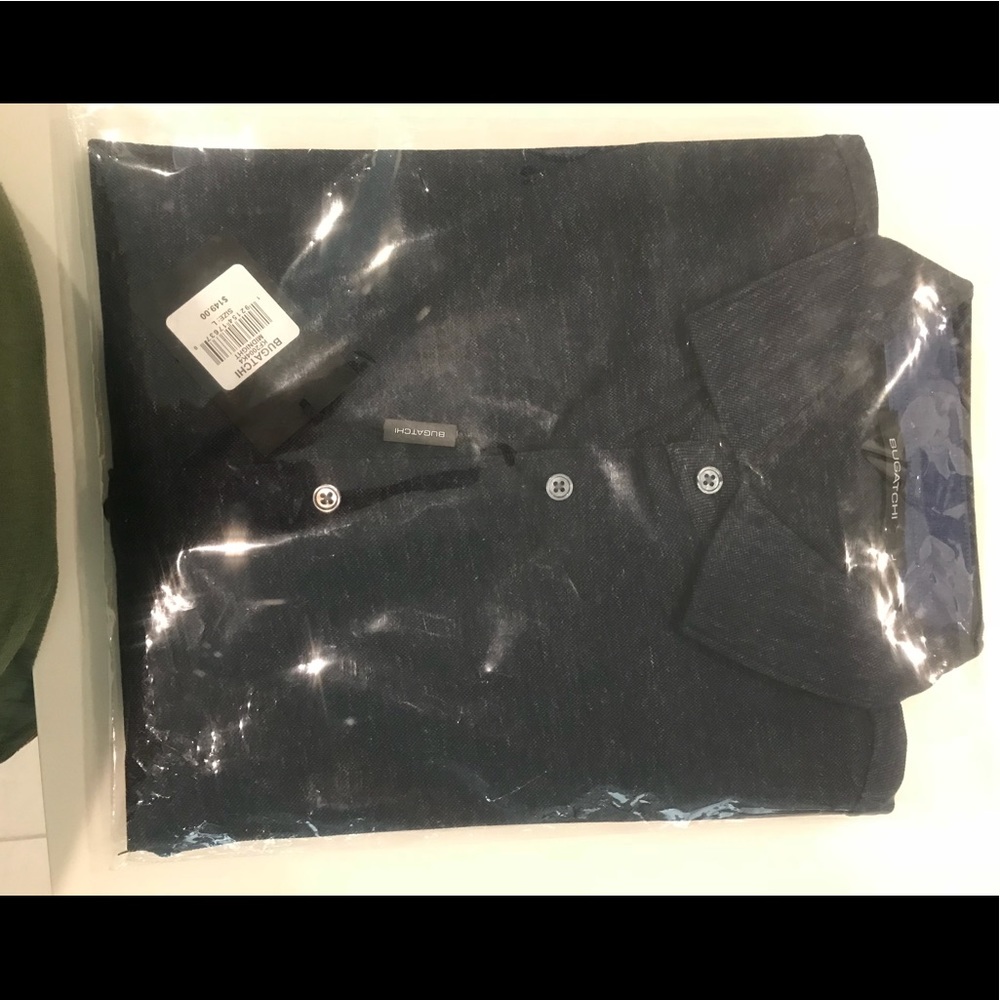 Blue Bugatchi button down NEW WITH TAGS